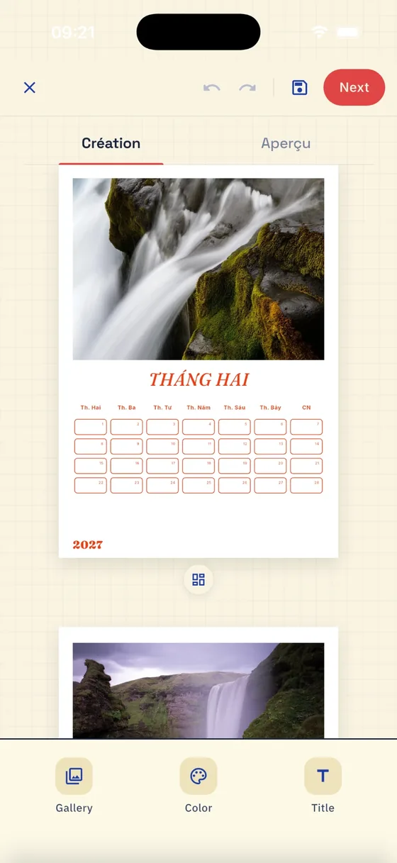 Calendar — A photo and a layout for every month